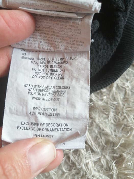 Bluza S czarna męska