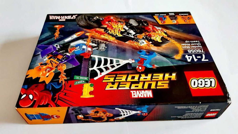 LEGO Super Heroes Marvel 76058 Spider-Man Ghost Rider Team-up selado