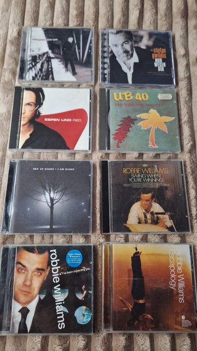 CD Zestaw 8szt płyt CD Robbie Williams, UB40, Stefan Gwildis, LIND