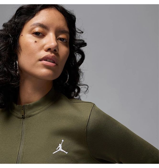 Сукня Air Jordan 1/2-Zip Long-Sleeve Knit Dress Olive HF9477-222