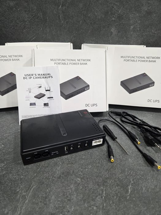 Міні УПС ДБЖ повербанк для роутера UPS DC1018L 5V/9V/12V