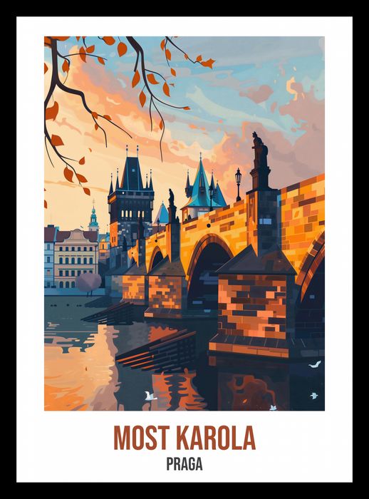 Plakat 20,5x28,4cm Most Karola