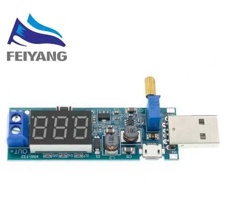 Преобразователь понижающий/повышающий USB DC-DC 3.5-12В - 1.2-24В