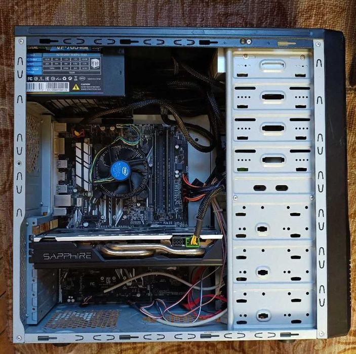 Компьютер (системный блок) G4560, RX 580 4ГБ , 8ГБ ОЗУ, 500 ГБ SSD