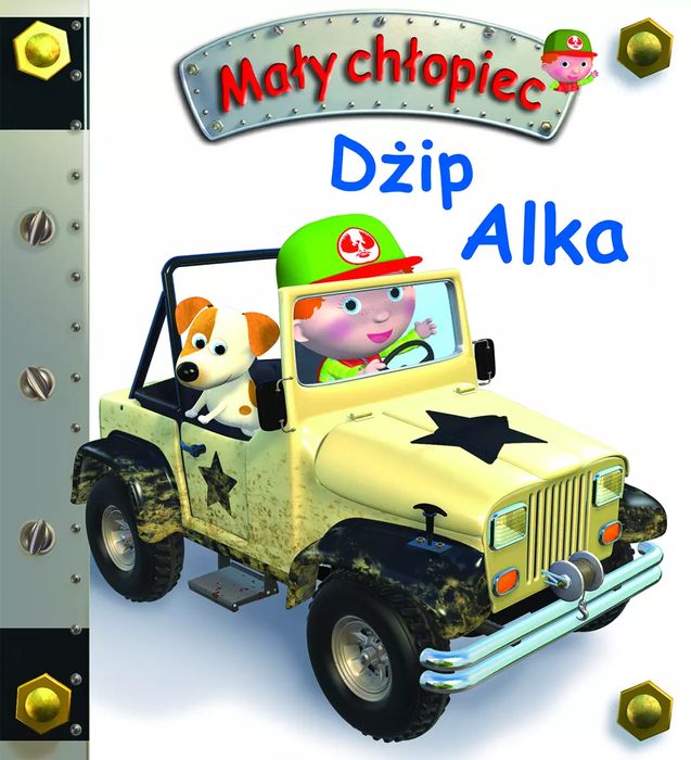 Dżip Alka. Mały chłopiec. Olesiejuk Sp. z o.o.