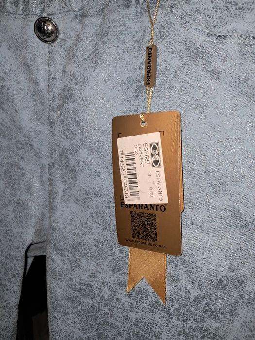 Spodnie Esperanto jeans marmurek rozmiar 26