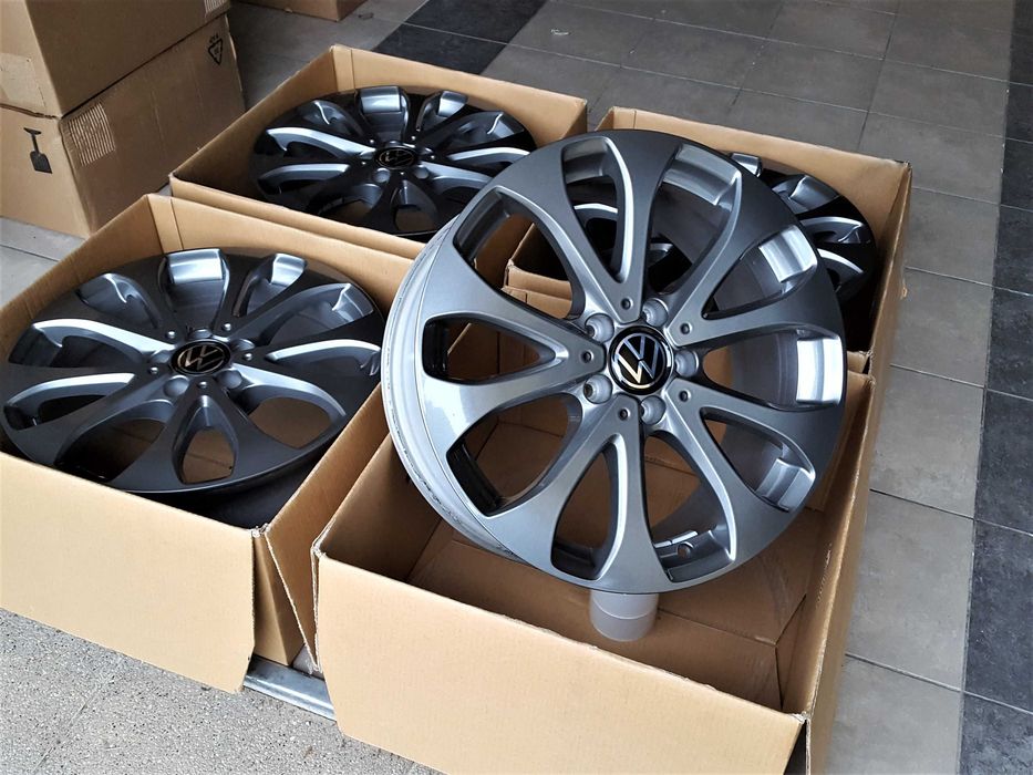 Alufelgi 18 5x112 VW Passat Tiguan Sirocco Arteon Grafitowe ! 245#