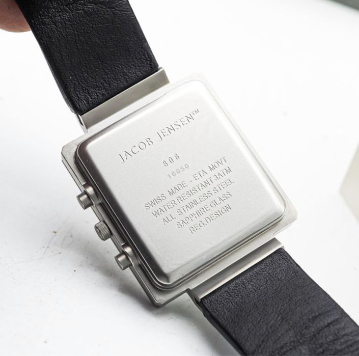 Jacob Jensen Rectangular Watch 806 Chronograph64751002829954123