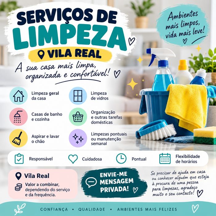 Serviços de limpeza | Vila Real
