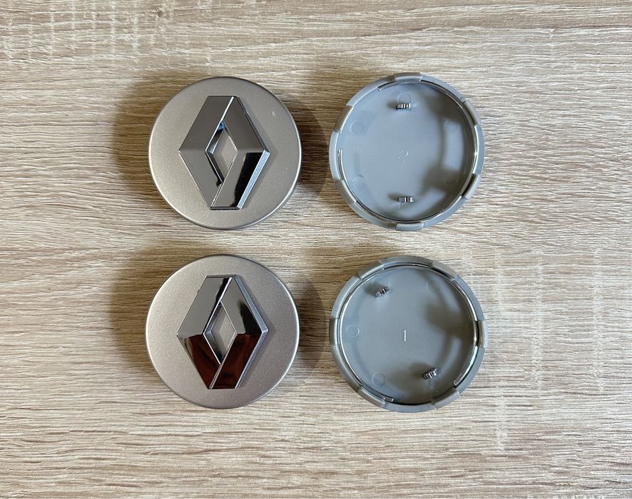 Conjunto 4 Centros Jantes Renault 54mm 56mm 57mm 60mm 65mm 68mm