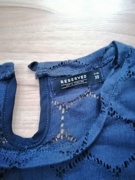 Bluzka ażurowy wzór Reserved 34