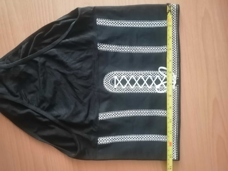 Majtki wyszczuplające czarne, rozmiar XL