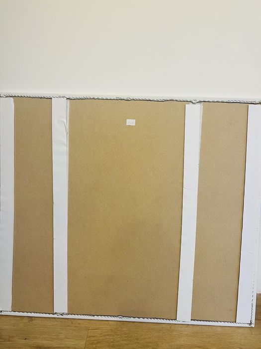 Miękkie tapicerowane białe panele 202,4cm x 86,3cm x 3,5 cm