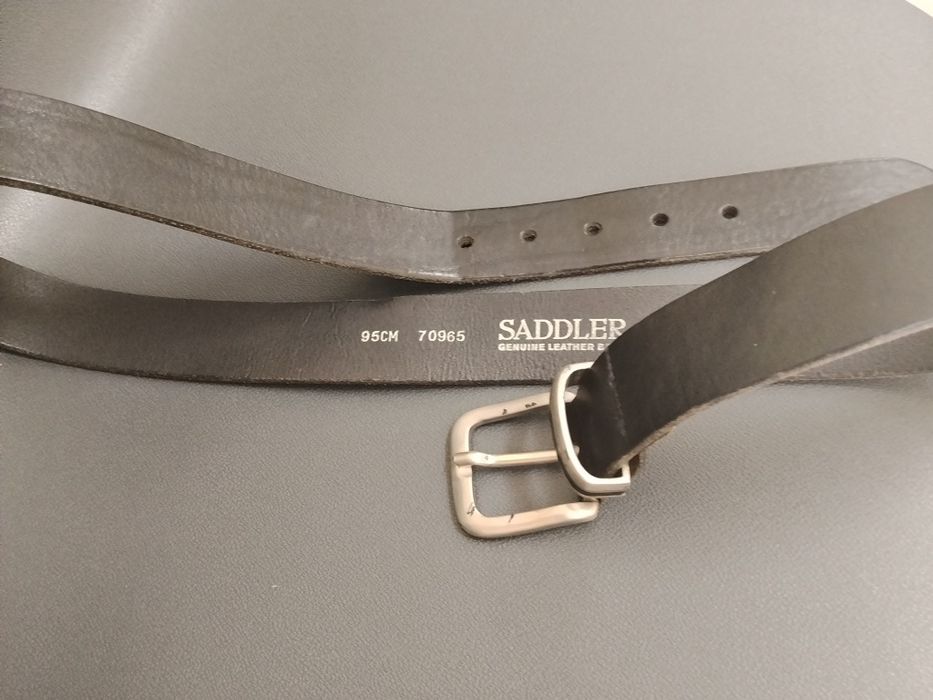 Pas skórzany SADDLER Męski 95cm