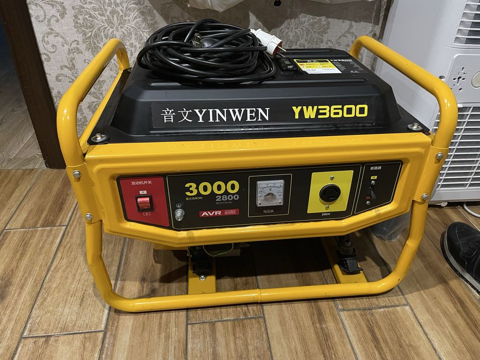 Генератор бензиновий YW3600