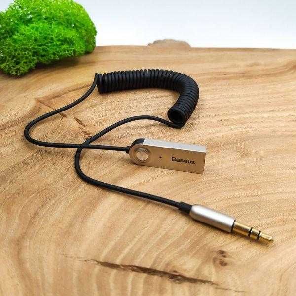 Bluetooth аудіо приймач Baseus BA01 AUX адаптер 3.5мм трансмітер