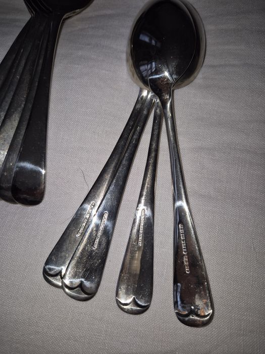 6  Colheres Sobremesa Artel Silver