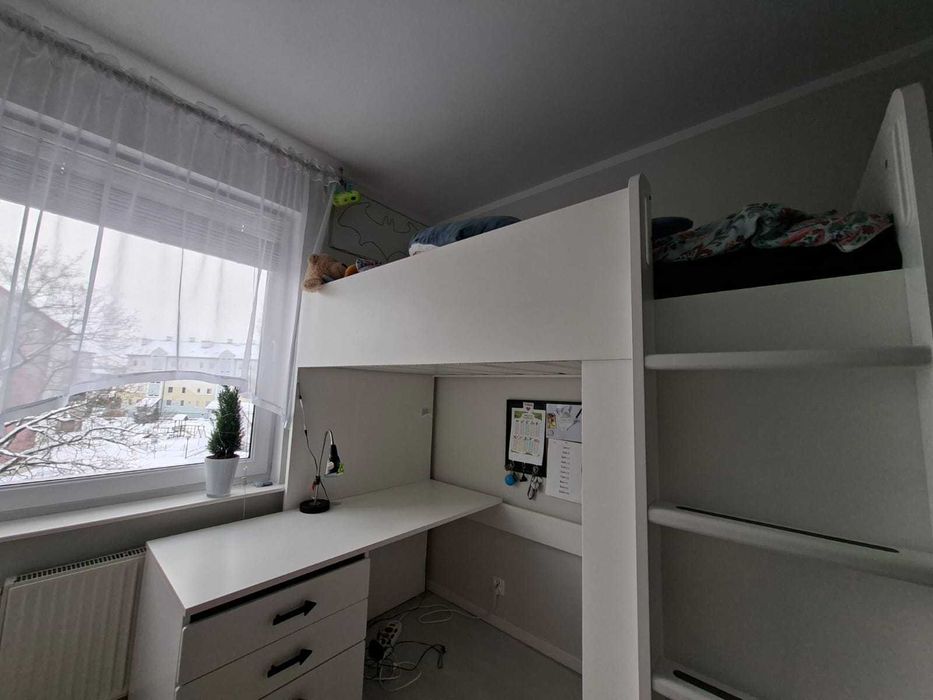 Łóżko na antresoli - Ikea SMÅSTAD