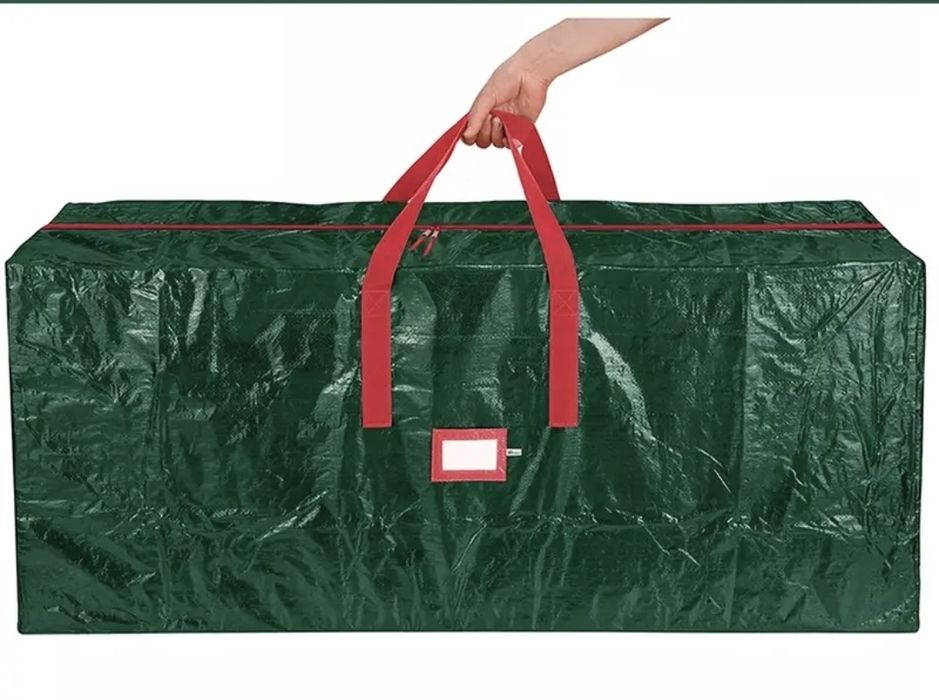 Большая вместительная сумка для хранения ёлки с молнией