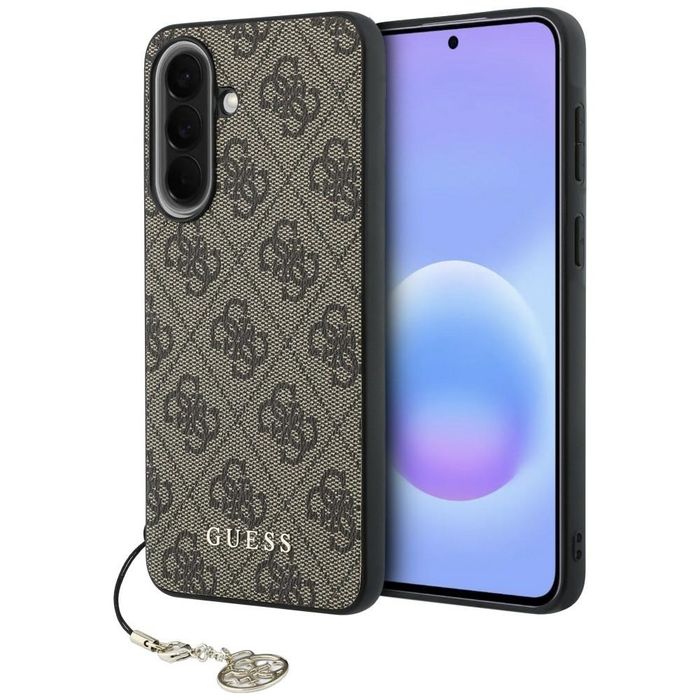 Guess nakładka HC PU 4G Classic Logo do Samsung Galaxy A57 brązowa
