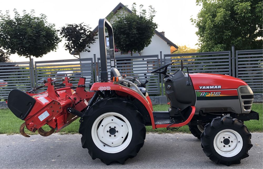 Traktorek 4x4 Yanmar AF116 Japoński Mini Traktor Ogrodniczy 2003 rok  REWERS 16 KM Wspomaganie kierownicy !!!
