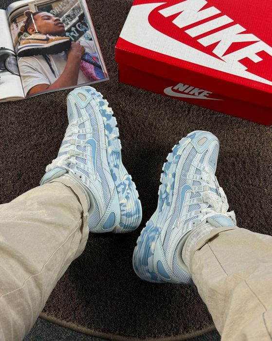 Жіночі Кросівки Nike P-6000 White Blue / Nike P-6000 / Женские Кроссовки Nike / Женские Кроссовки