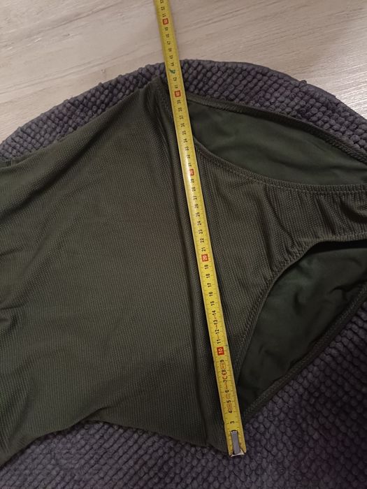 Strój kąpielowy jednoczęściowy, push-up, kolor khaki, rozmiar M / 38