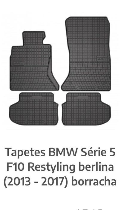 Tapetes Originais BMW F10/F11 – Como Novos