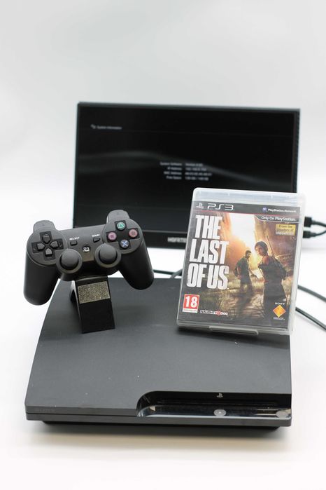 Konsola Sony PlayStation 3 Slim 160GB (149GB) + The Last of Us + Pad