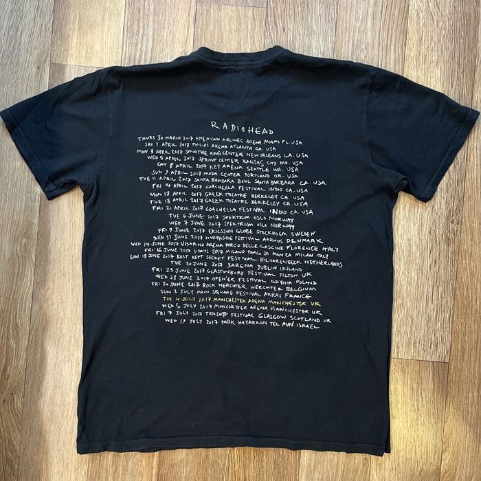 Футболка Radiohead 2017 Tour (Official W.A.S.T.E. Merchandise)
