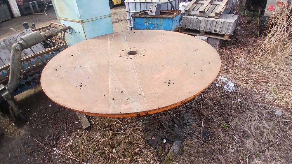 Stół obrotowy stalowy mocny 180cm