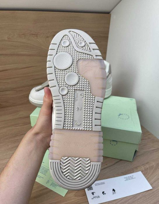 Кросівки Off-White / Out Of Office / оф вайт white/black