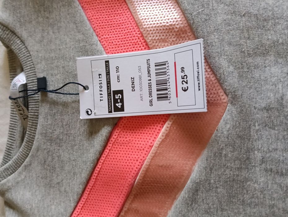 Vestido para rapariga