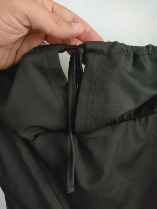 Mini Vestido Preto Shein – Drapeado com Mangas Sino – Tamanho M