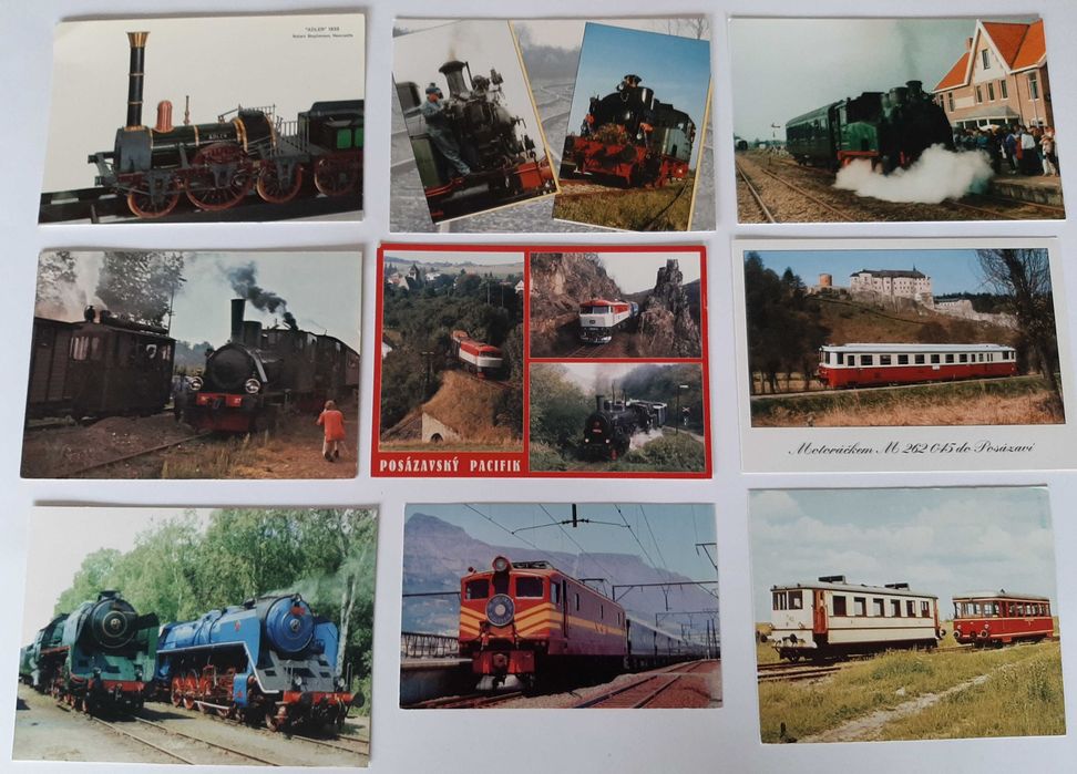 Lote de Postais de Comboios / Locomotivas