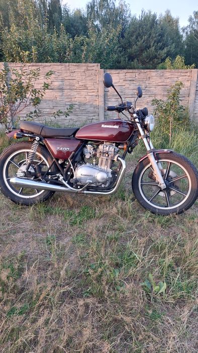 Kawasaki z 400  Brat Style