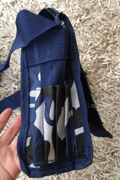 Torebka materiałowa, tekstylna Spooky granatowa listonoszka