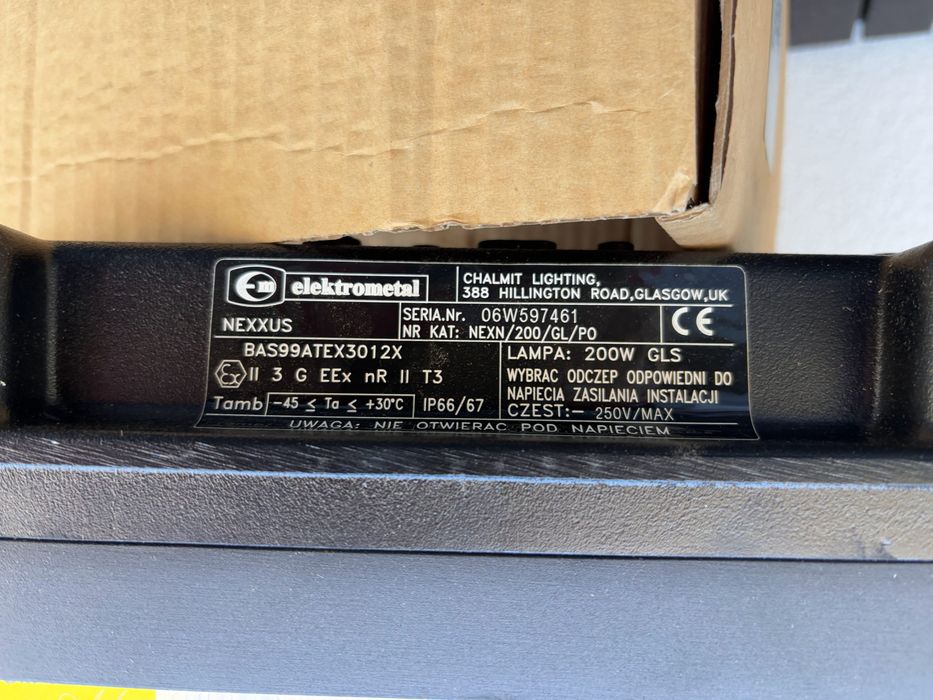Oprawa Oświetleniowa Przeciwwybuchowa NEXXUS - NEXN/200/GL/PO