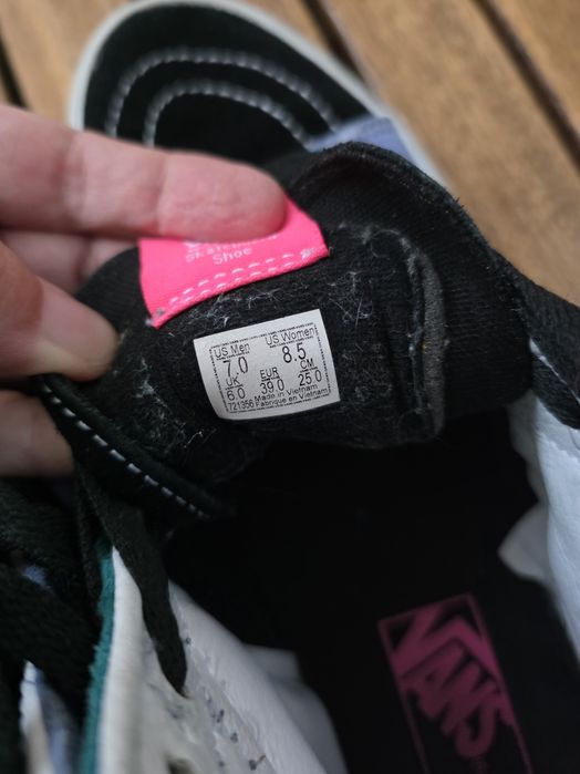 Vans Sk8-Hi buty za kostkę 39 kolorowe skate