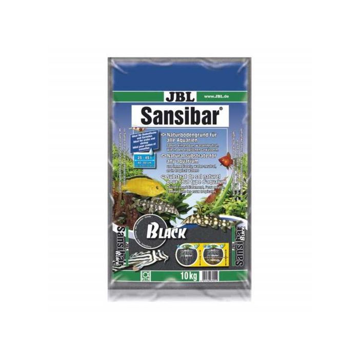 Piasek naturalne podłoże do akwarium 0,2-0,6 mm JBL SANSIBAR DARK 10KG