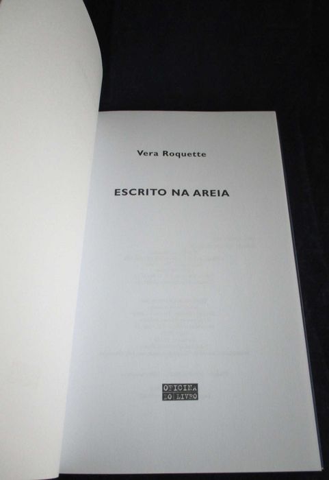 Livro Escrito na Areia Vera Roquete
