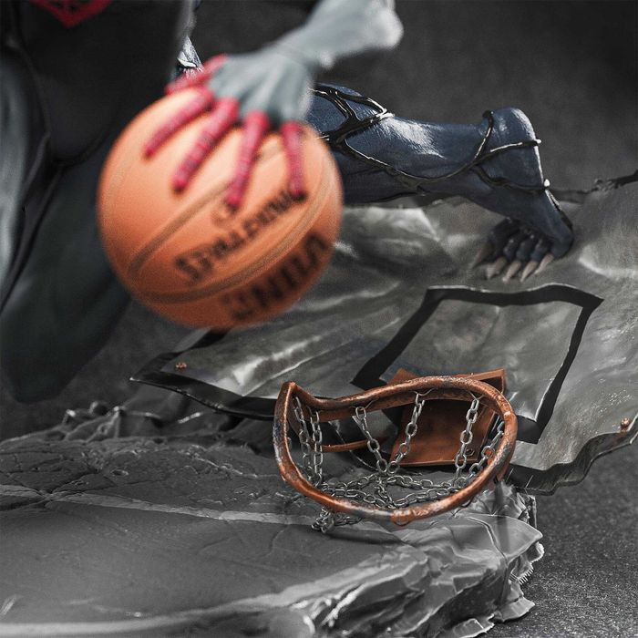 Figurka Spiderman Venom Miles Morales, Marvel, Żywica Ręcznie Malowana