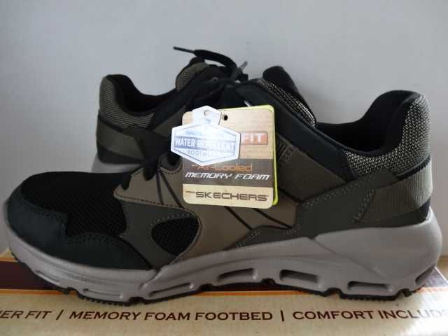 Buty SKECHERS LUGWIN FAULK WAY roz 42,5 WATERPROOF Półbuty Turystyczne
