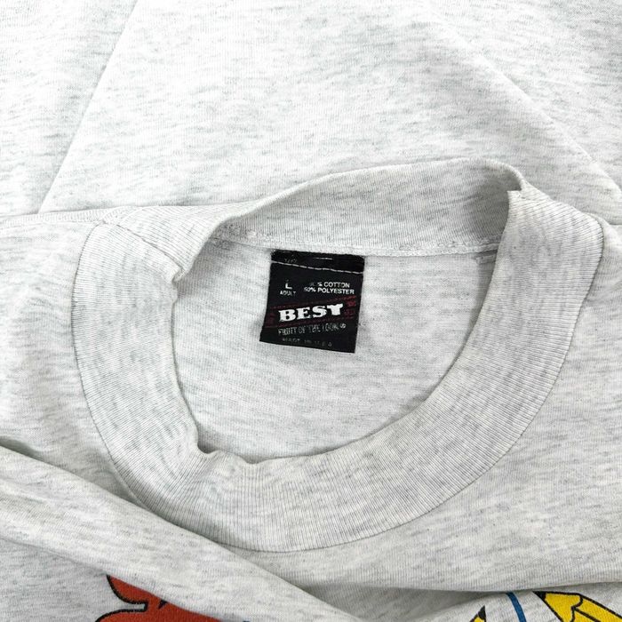 T-Shirt Vintage Single-Stitch Fruit of the Loom Cinza L