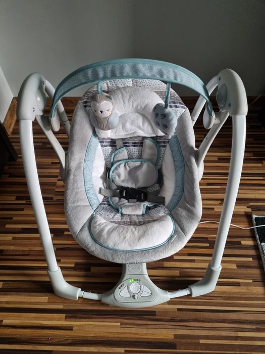 Huśtawka bujaczek INGENUITY zasilanie sieciowe. Nowe!!!