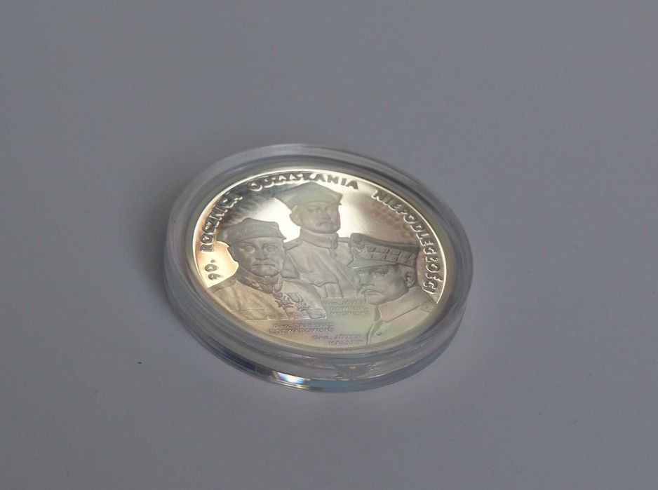 90. rocznica Odzyskania Niepodległości 20 zł / Srebro Ag925 / moneta