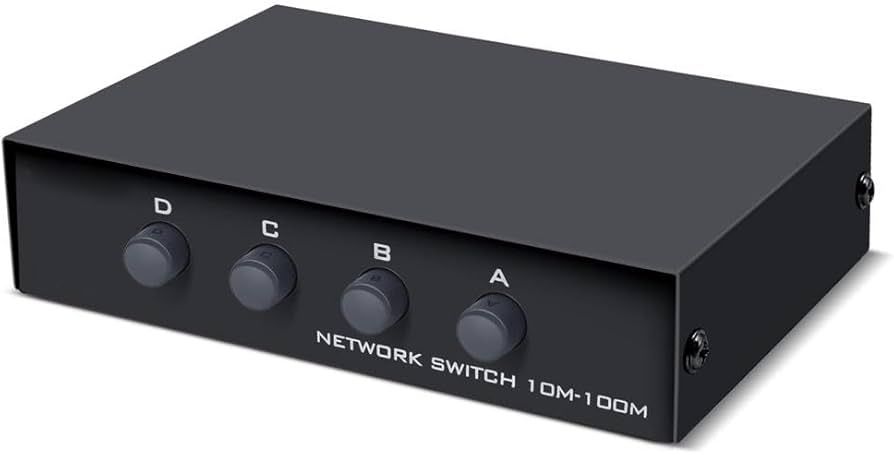 Przełącznik sieciowy Toptekits 4 Port Way 8P8C RJ45