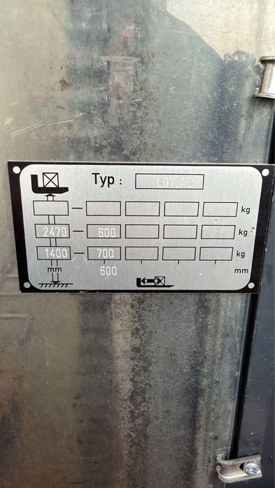 Porta paletes contra pesado marca Linde