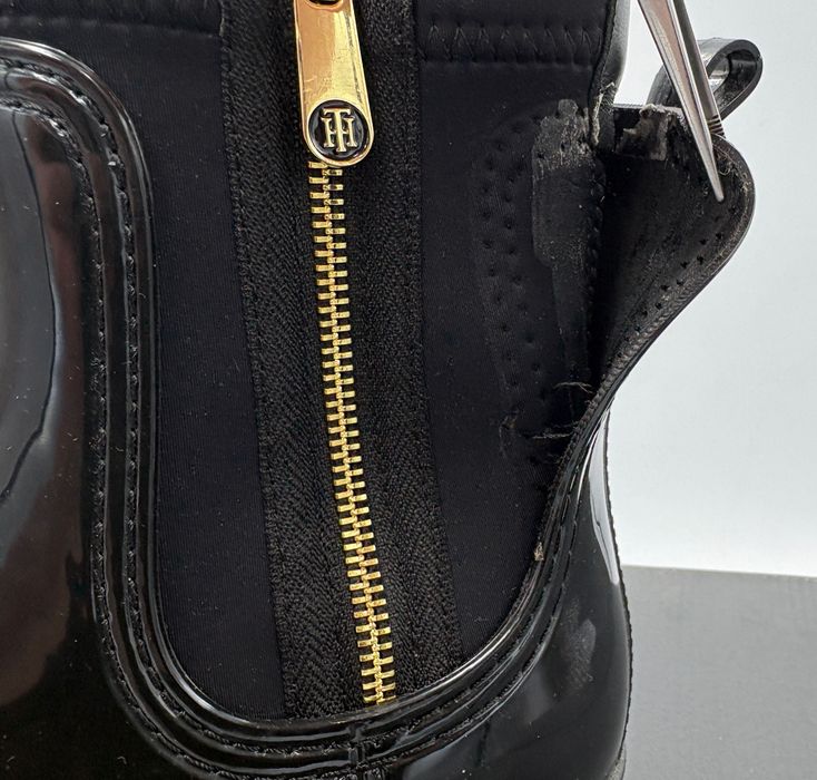 ‼️Używane oryginalne kalosze botki TOMMY HILFIGER czarne 40 AZ 015