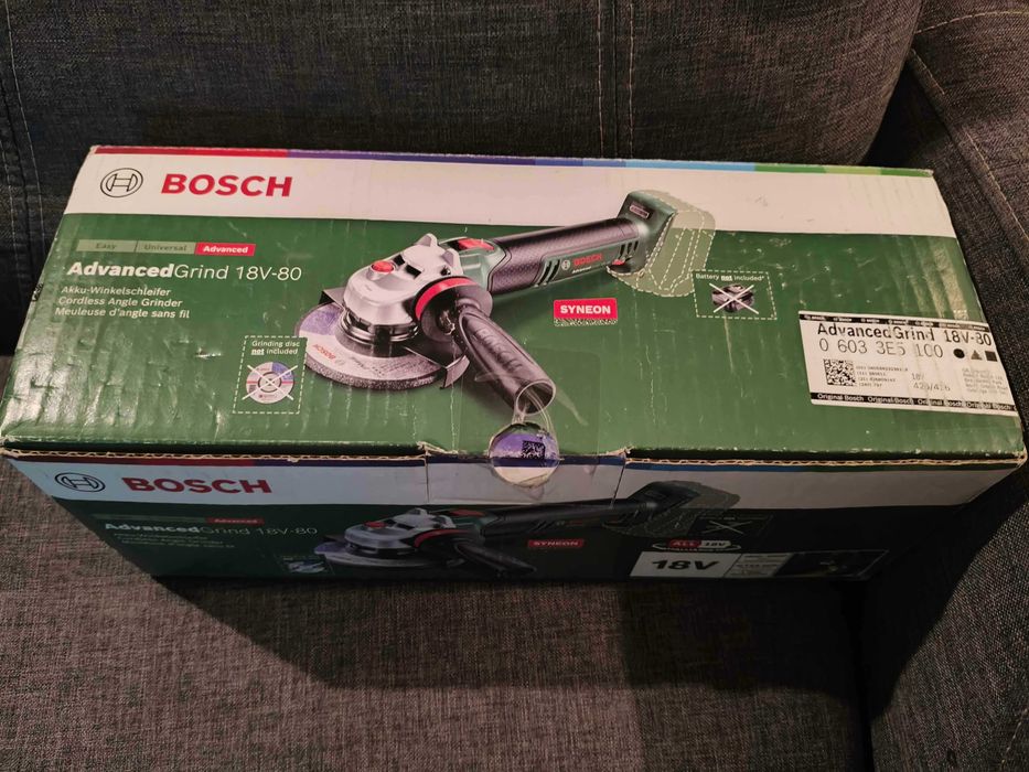 Szlifierka kątowa Bosch 18 V akumulatorowa 125 mm